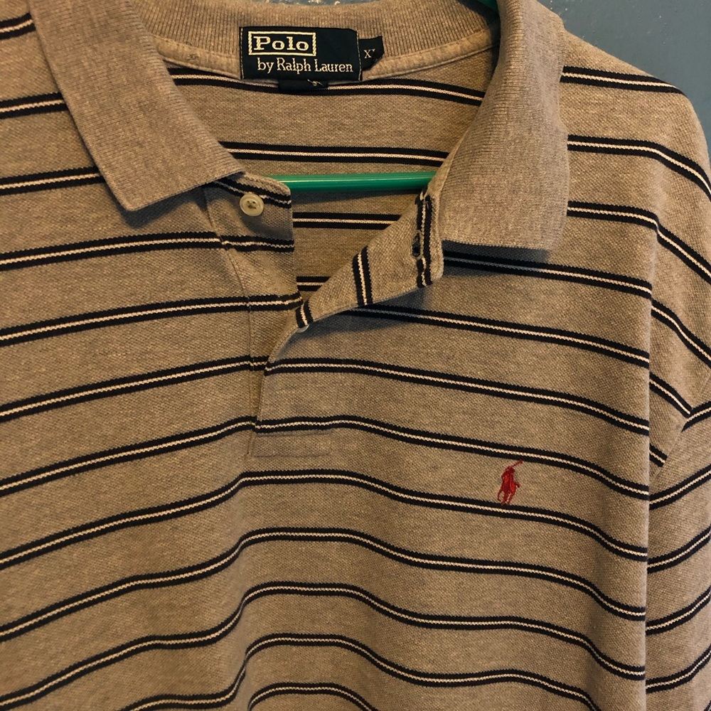 Boyfriends long Polo collar ! Cute vintage